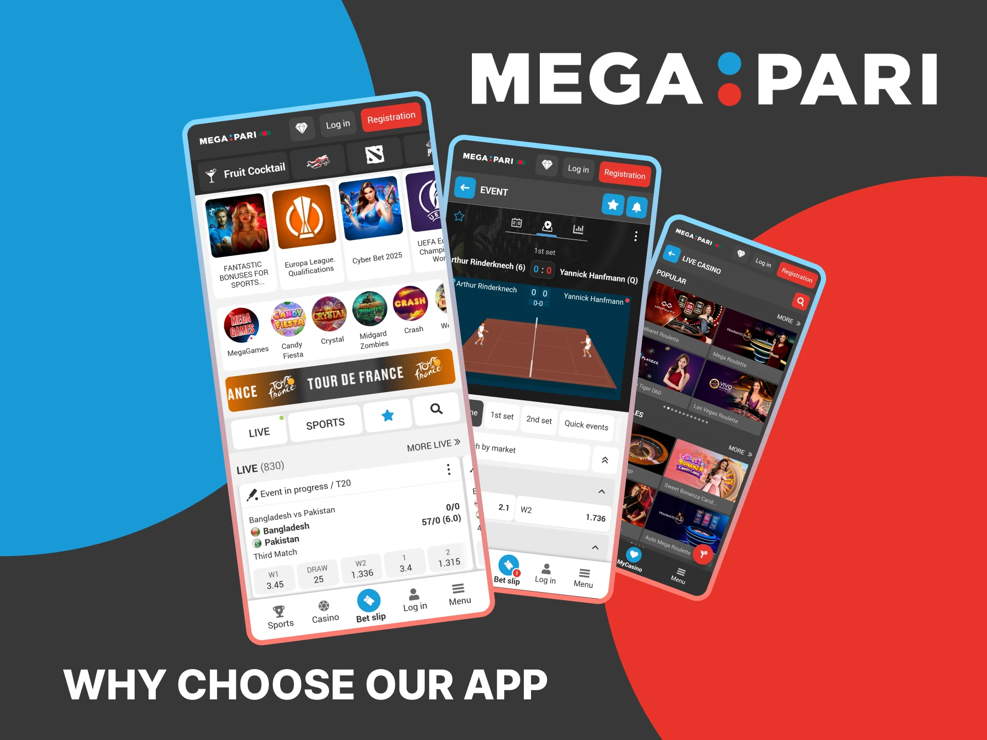 Many in Bangladesh choose the MegaPari mobile app for betting and casino gaming.