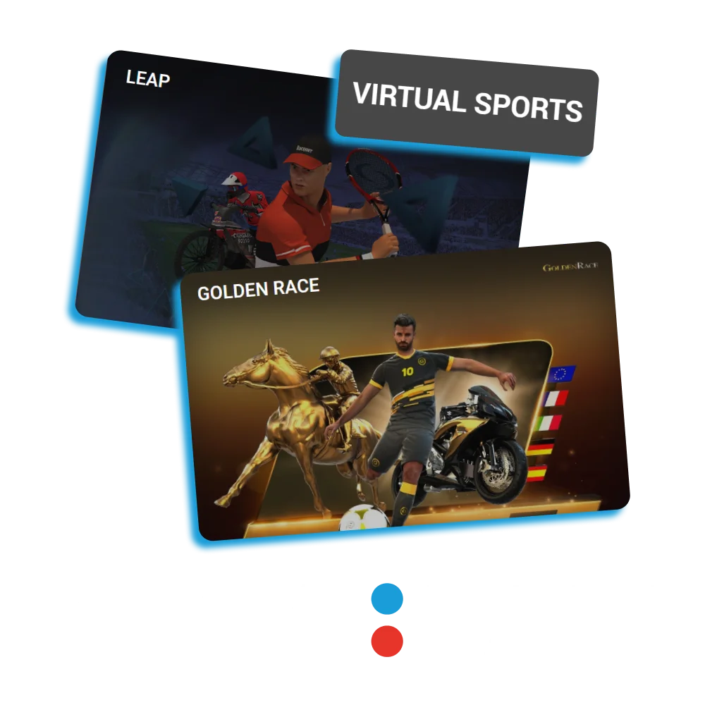 Place bets on virtual sports with MegaPari.
