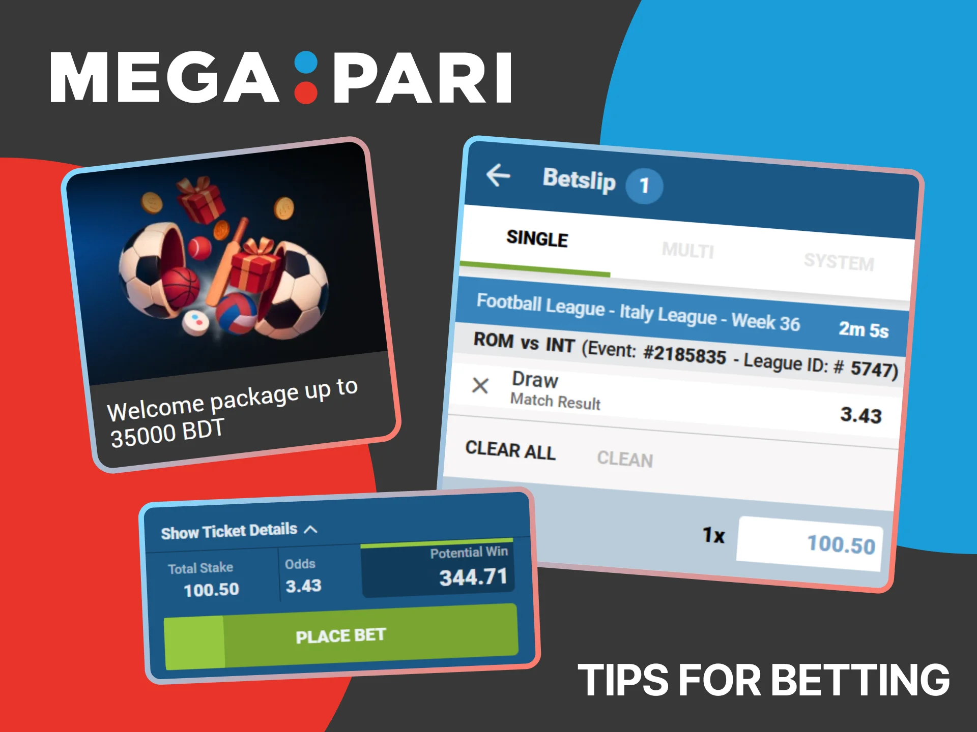 Take advantage of our tips for virtual betting on MegaPari.