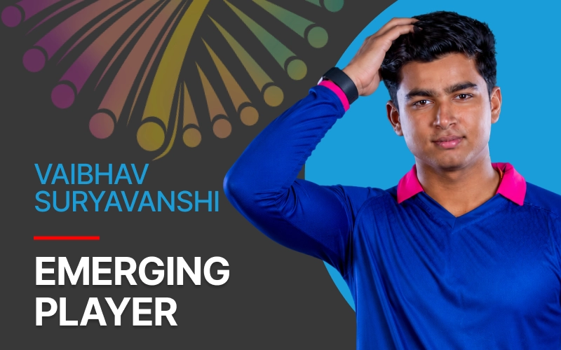 Meet the IPL Emerging Player on Megapari and follow a breakthrough season.